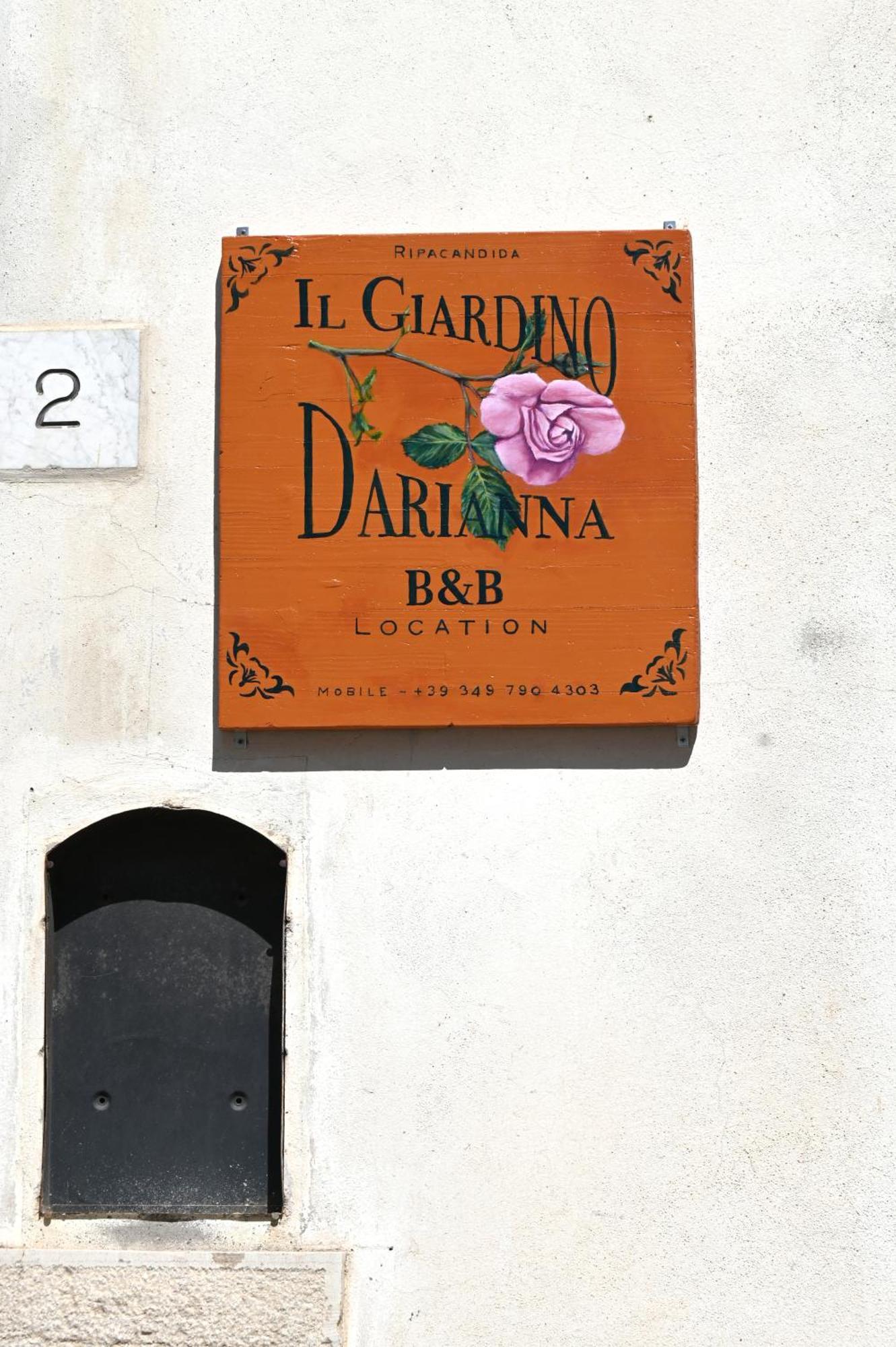 Bed and Breakfast Giardino Darianna Ripacandida Экстерьер фото